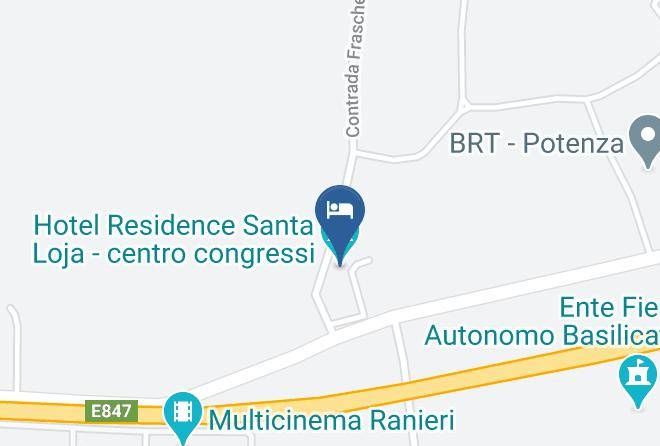 Potenza - Hotel Residence Santa Loja Centro Congressi Maps