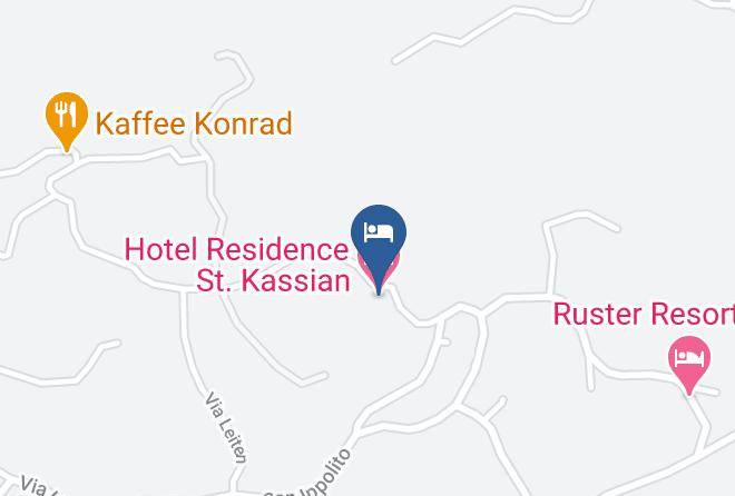 Hotel Residence St Kassian Map