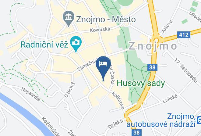 Znojmo - Hotel Residence Tgm Maps
