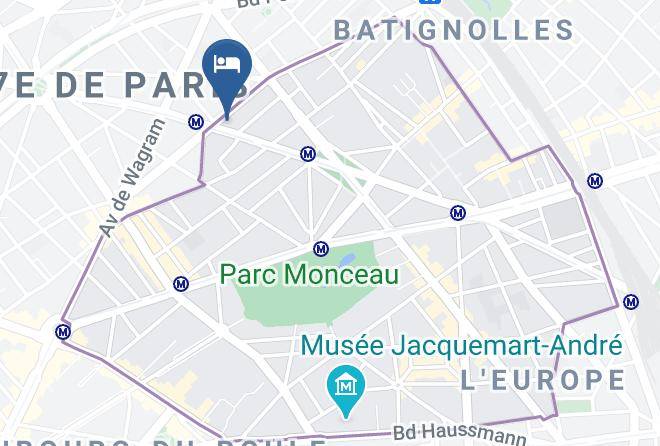 Paris - Hotel Residence Villiers Maps