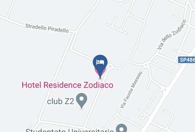 Modena - Hotel Residence Zodiaco Maps