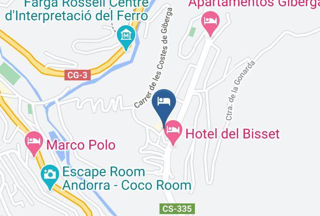 La Massana - Hotel Residencia Aldosa Maps