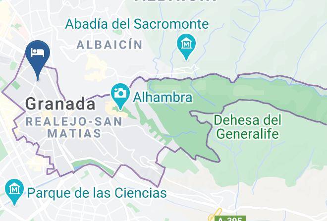 Granada - Hotel Residencia Arriola Maps