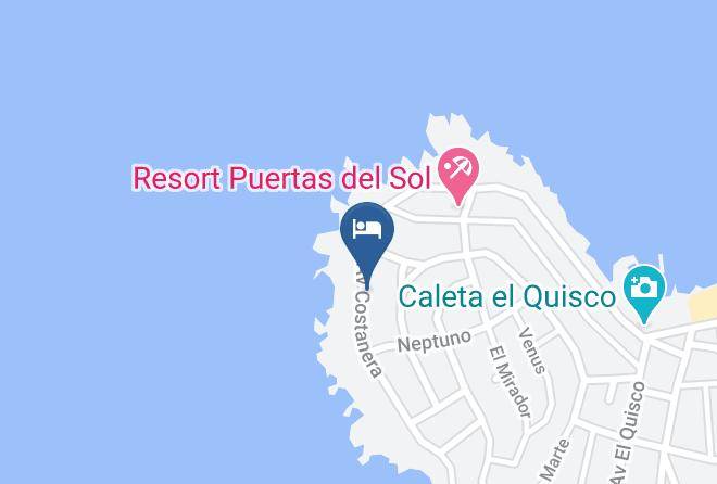 San Antonio Province - Hotel Residencia Costanera Maps