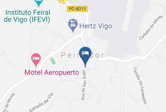 Hotel Residencia El Bosque Map