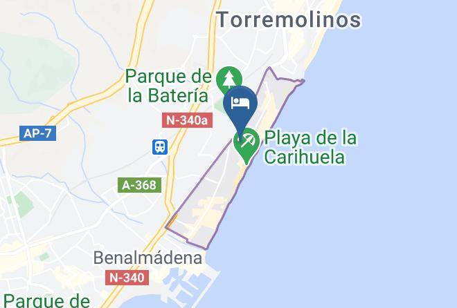 Malaga - Hotel Residencia Miami Maps