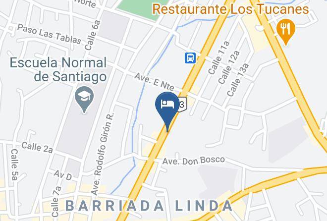 Santiago - Hotel Residencial Camino Del Sol Maps