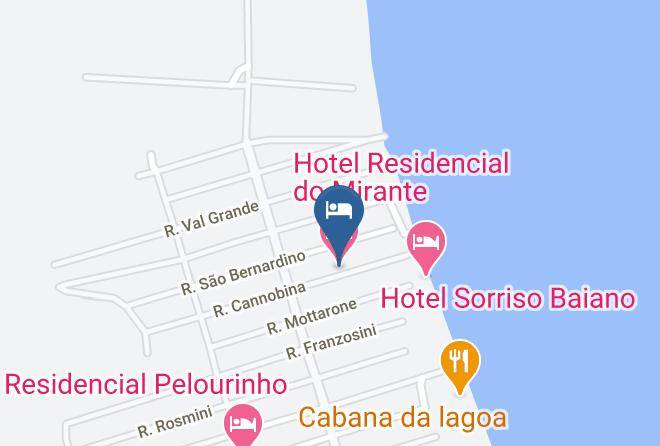 Hotel Residencial Do Mirante Map