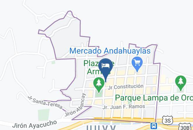 Andahuaylas - Hotel Residencial El Eden De Adan Y Eva Maps
