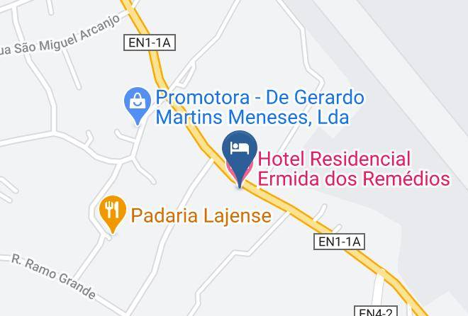 Praia Da Vitoria - Hotel Residencial Ermida Dos Remedios Maps