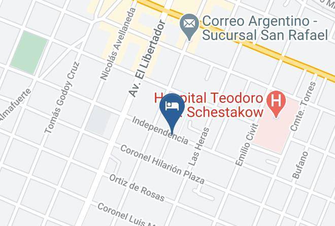 San Rafael - Hotel Residencial Independencia Maps