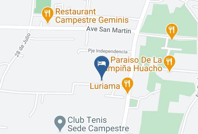 Huaura - Hotel Residencial Luriama Maps