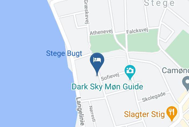 Stege - Hotel Residens Moen Maps