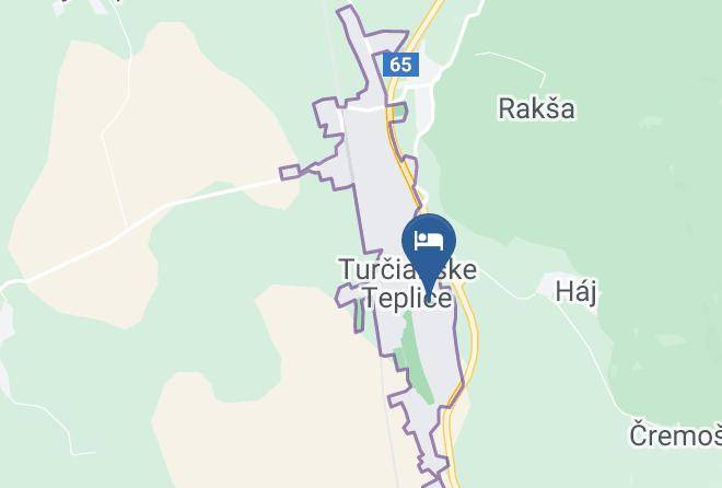 Turcianske Teplice - Hotel Resident Maps