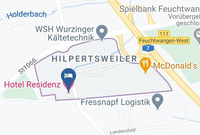 Ansbach - Hotel Residenz Maps
