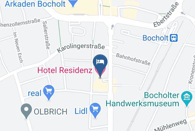 Hotel Residenz Bocholt Map