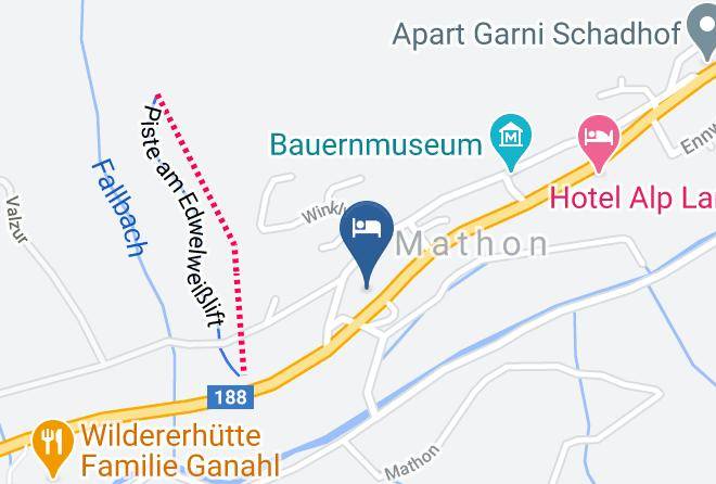 Landeck - Hotel Residenz Glockner Mathon Maps