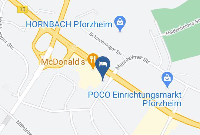 Pforzheim - Hotel Residenz Pforzheim Maps