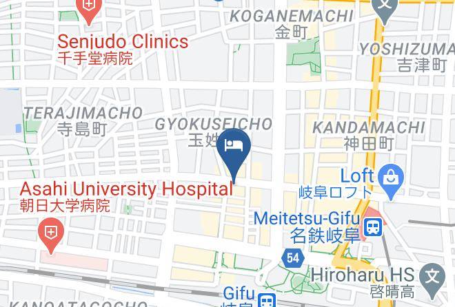 Gifu City - Hotel Resol Gifu Maps