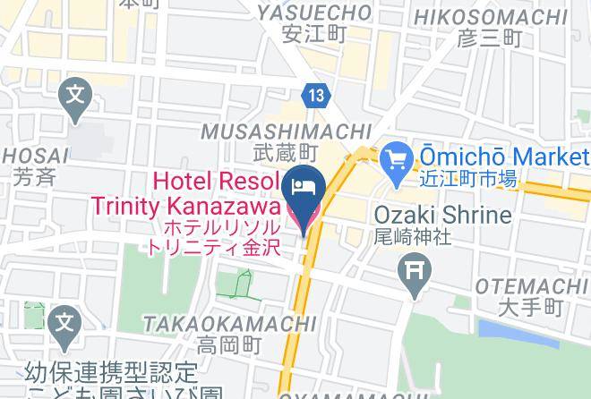 Kanazawa City - Hotel Resol Trinity Kanazawa Maps