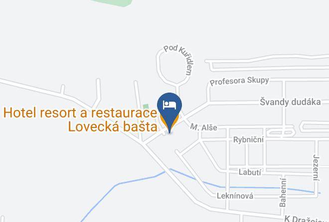 Strakonice - Hotel Resort A Restaurace Lovecka Basta Maps