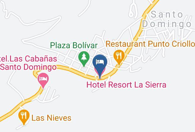 Santo Domingo - Hotel Resort La Sierra Maps