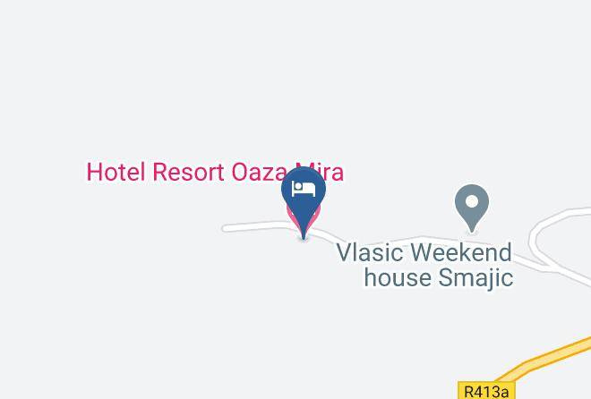 Hotel Resort Oaza Mira Map