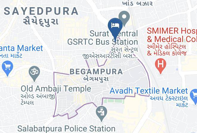 Surat - Hotel Rest Inn Maps