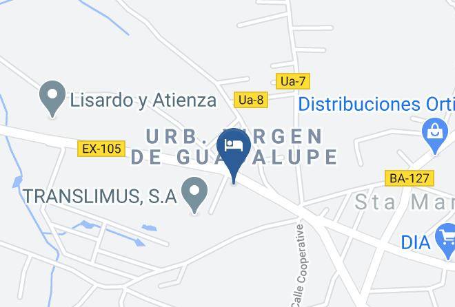 Badajoz - Hotel Restaunate Kika S L Maps