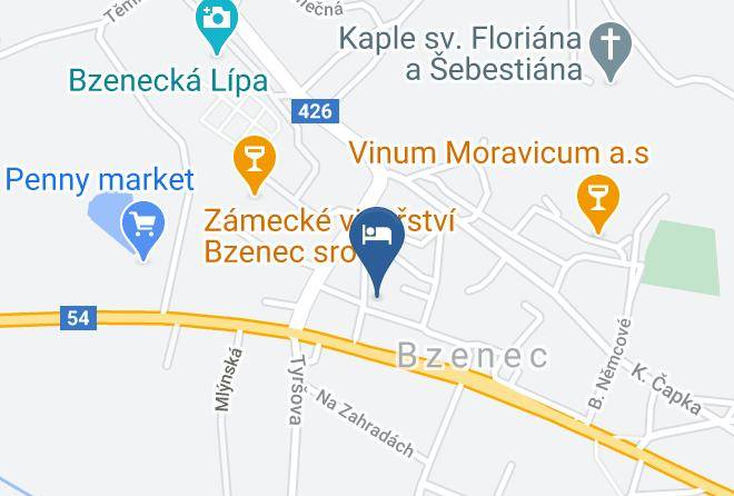 Hodonin - Hotel Restaurace & Penzion Beta Maps