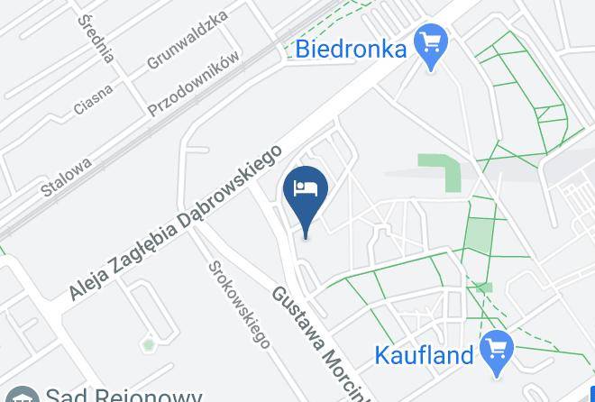 Dabrowa Gornicza - Hotel Restauracja Astra Maps