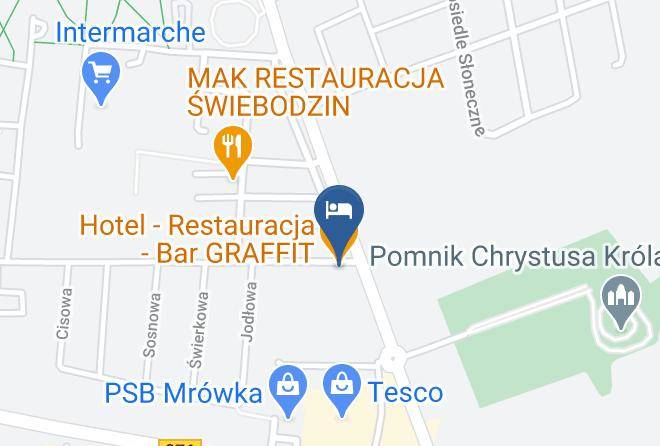 Swiebodzinski - Hotel Restauracja Bar Graffit Maps
