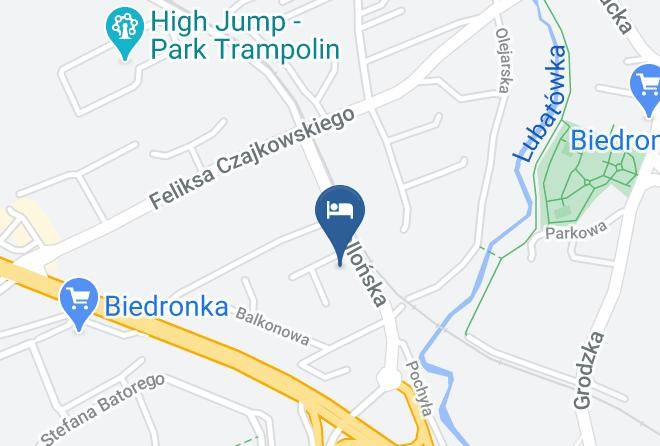 Krosno - Hotel & Restauracja Buda Maps