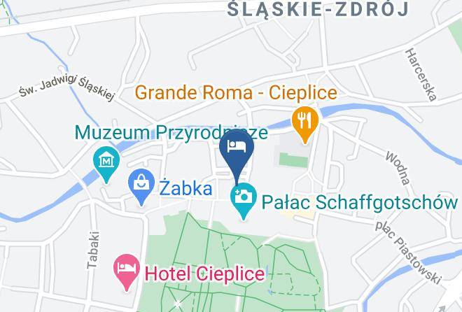 Jelenia Gora - Hotel Restauracja Caspar Maps