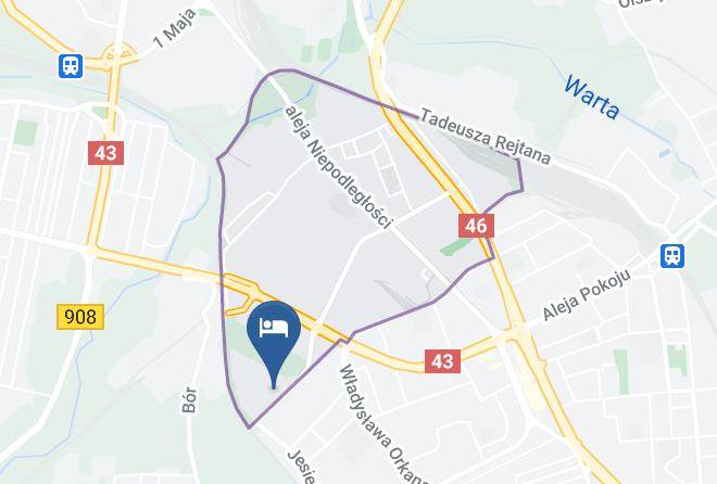 Hotel & Restauracja Constancja Map