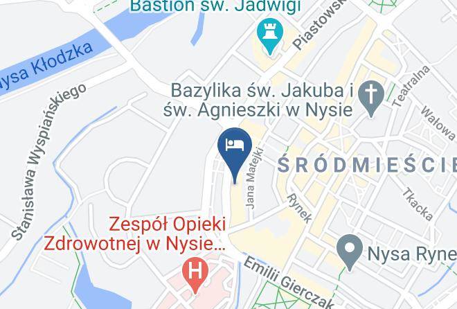 Nyski - Hotel Restauracja Fryderyk Maps