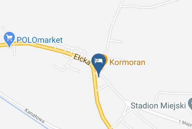 Piski - Hotel Restauracja Kormoran Maps