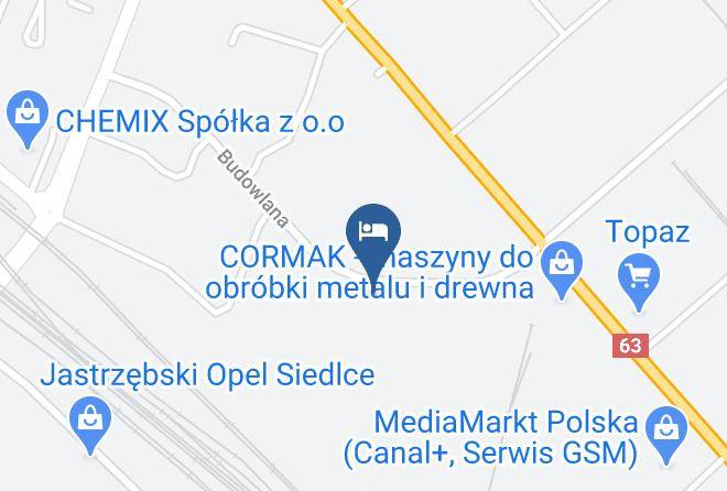 Hotel Restauracja Ksiezycowa Map