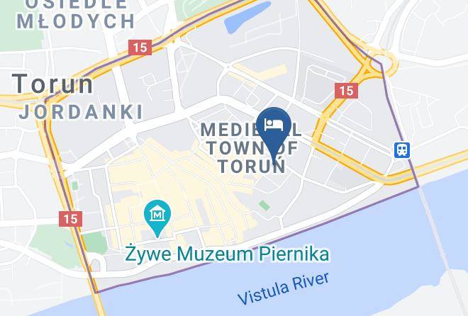 Torun - Hotel Restauracja Legenda Maps