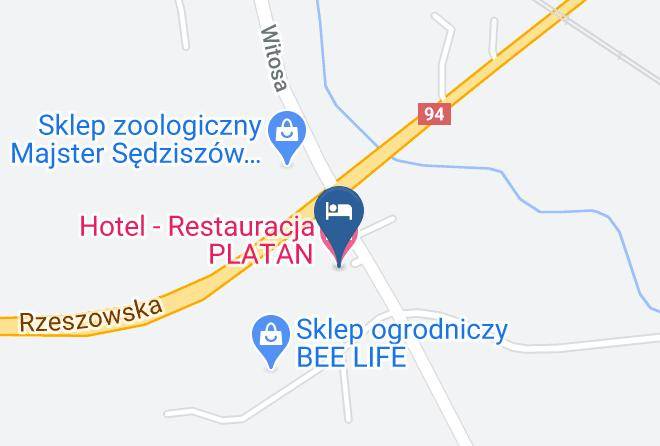 Ropczycko Sedziszowski - Hotel Restauracja Platan Maps