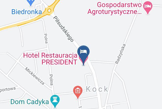 Lubartowski - Hotel Restauracja President Maps