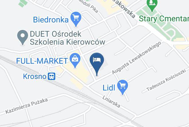 Krosno - Hotel Sniezka Maps