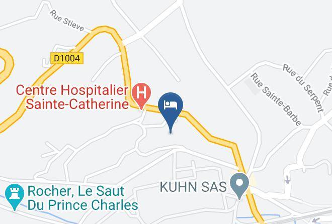 Bas Rhin - Hotel Restaurant 4 Vents Maps