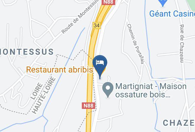 Loire - Hotel Restaurant Abribis Maps