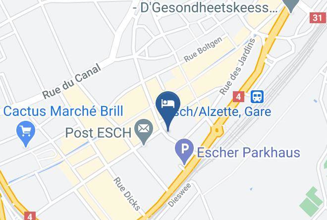 Esch Sur Alzette - Logis Hotel Acacia Maps