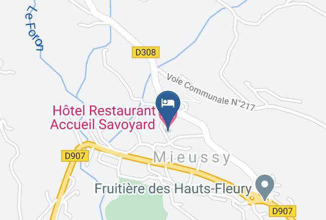 Haute Savoie - Hotel Restaurant Accueil Savoyard Maps
