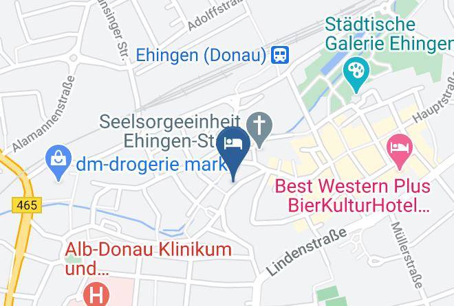 Alb Donau Kreis - Hotel Adler Paulas Alb Maps