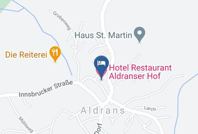 Innsbruck Land - Hotel Restaurant Aldranser Hof Maps