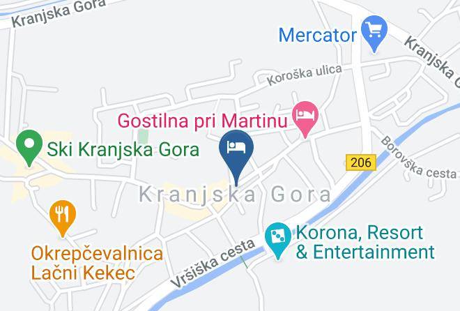 Kranjska Gora - Restaurant Pizzeria Hotel Kotnik Maps
