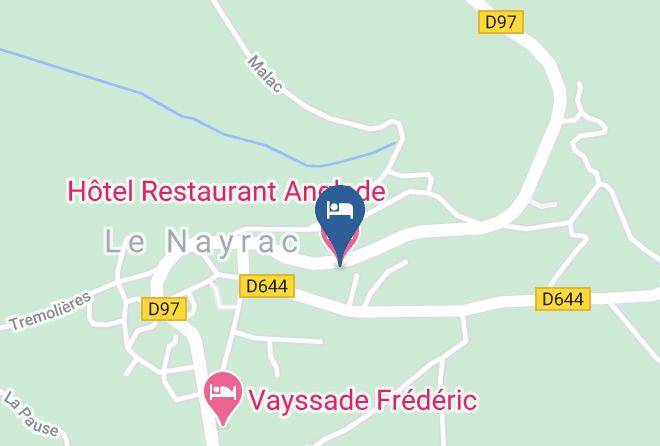 Aveyron - Hotel Restaurant Anglade Maps